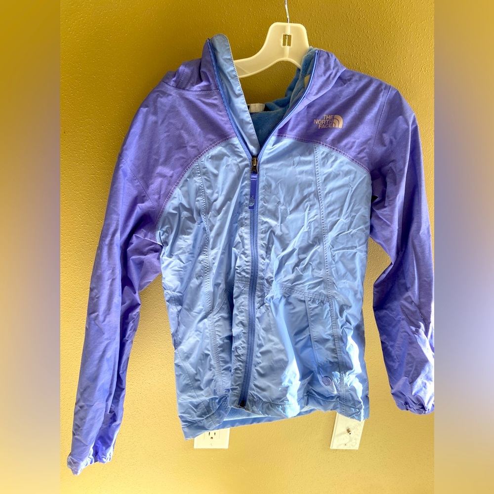 North Face Girls Fleece Lined Windbreaker